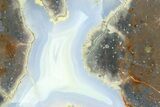 Colorful Polished Thunderegg Half - Nevada #337775-1